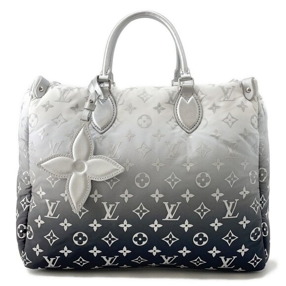 LOUIS VUITTON LV SKI Onthego Size MM Monogram・Nylon Frost - Picture 1 of 12